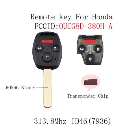 honda key rfid chip|honda transponder keys.